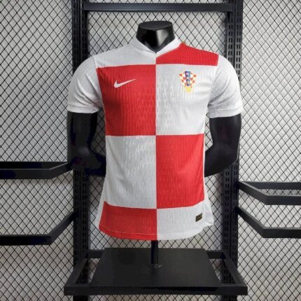 Mens Croatia 2024/25 Home Jersey Player Version 9