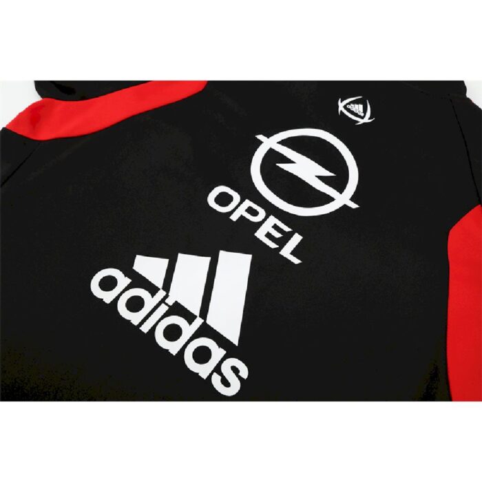 Mens AC Milan 2005/06 1/4 Zip Sweatshirt Retro Style 6