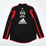 Mens AC Milan 2005/06 1/4 Zip Sweatshirt Retro Style 1