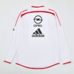 Mens AC Milan 2004/05 1/4 Zip Sweatshirt Retro Style 1