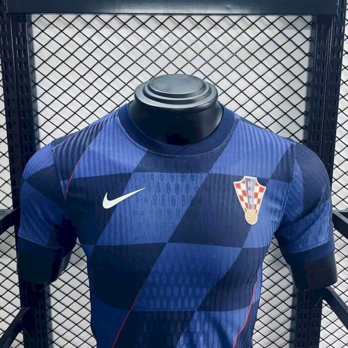 Mens Croatia 2024/25 Away Jersey Player Version 3