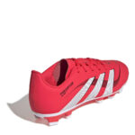 adidas Predator Junior Firm Ground Football Boots – Red/White – view 4