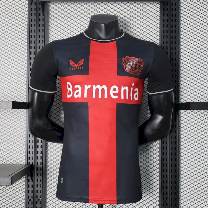 Mens Bayer 04 Leverkusen 2024/25 Home Jersey Castore Player Version 9