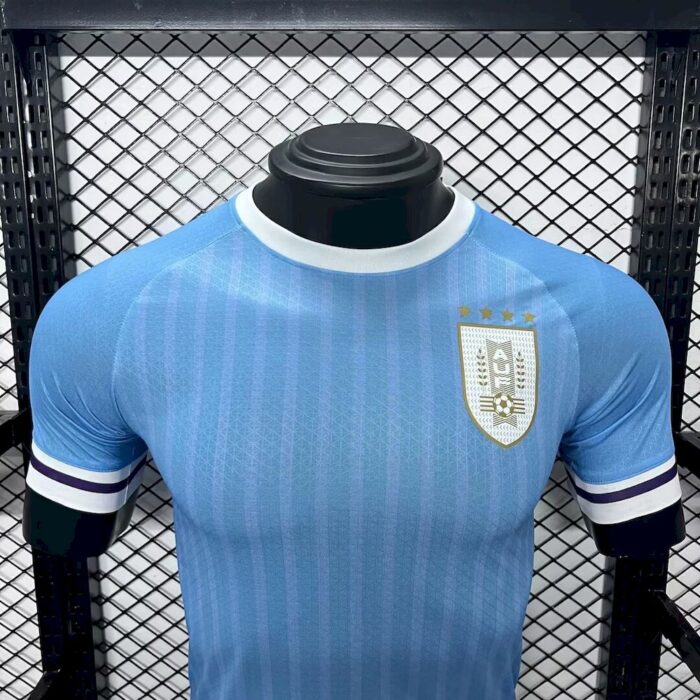 Mens Uruguay 2024/25 Home Jersey Player Version 3