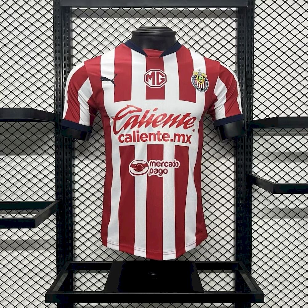2024060820342693.jpg Mens Chivas 2024/25 Home Jersey Player Version 3
