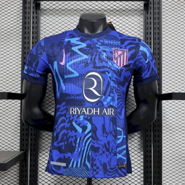 Mens Atletico Madrid 2024/25 Third Jersey Player Version