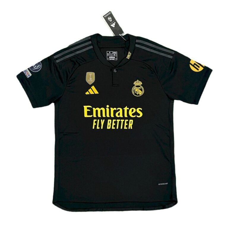 Mens Real Madrid 2023/24 Third Champions League Champions Jersey