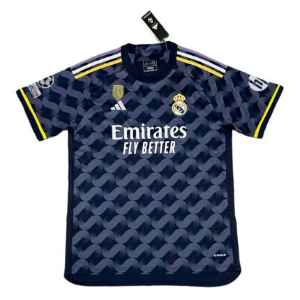 Mens Real Madrid 2023/24 Away Champions League Champions Jersey