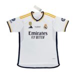 Mens Real Madrid 2023/24 Home Champions League Champions Jersey
