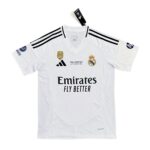 Mens Real Madrid 2024/25 Home Champions League Champions Jersey