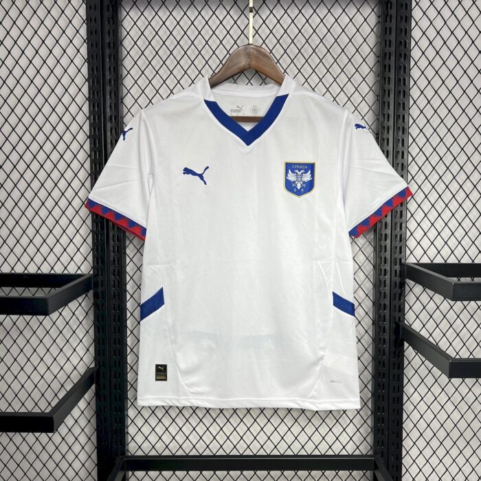 Mens Serbia 2024/25 Away Jersey 2