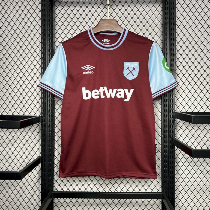 Mens West Ham United 2024/25 Home Jersey 3