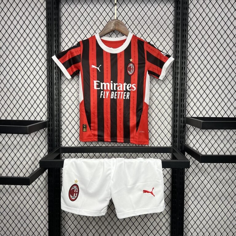 Kids AC Milan 2024/25 Home Kit