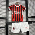 Kids AC Milan 2024/25 Home Kit 4