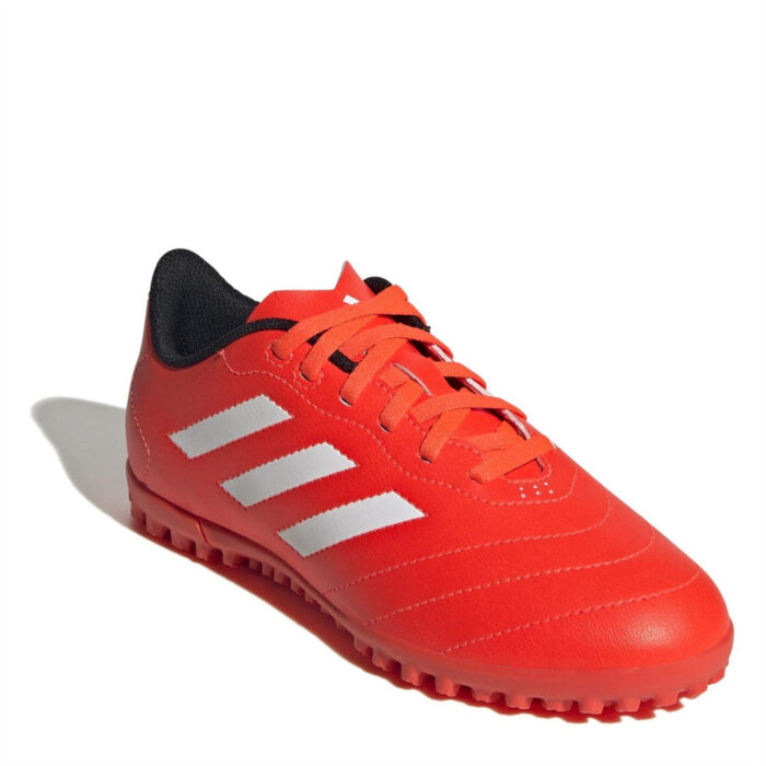 adidas Goletto Junior Turf Football Boots – Red/White/Black – view 3