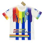 Mens Brighton & Hove Albion 2023/24 Albion Rainbow Laces Pre-Match Jersey 2