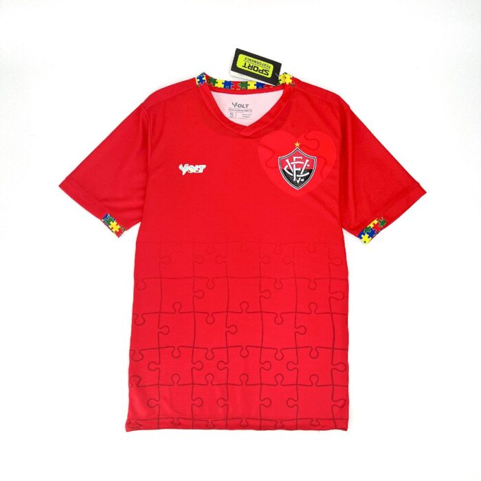 Mens Vitoria 2024/25 Autismo Vermelha Volt Jersey 6