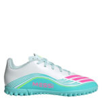 adidas F50 Messi Junior Turf Football Boots – Wht/Pink/Blue