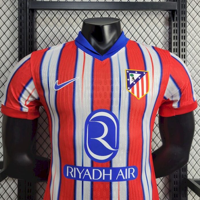 Mens Atletico Madrid 2024/25 Home Jersey Player Version 5