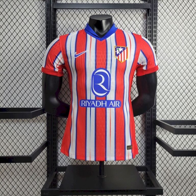 Mens Atletico Madrid 2024/25 Home Jersey Player Version 1