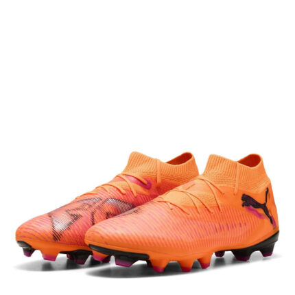 Puma Future 8 Firm Ground Football Boots – Orange/Black