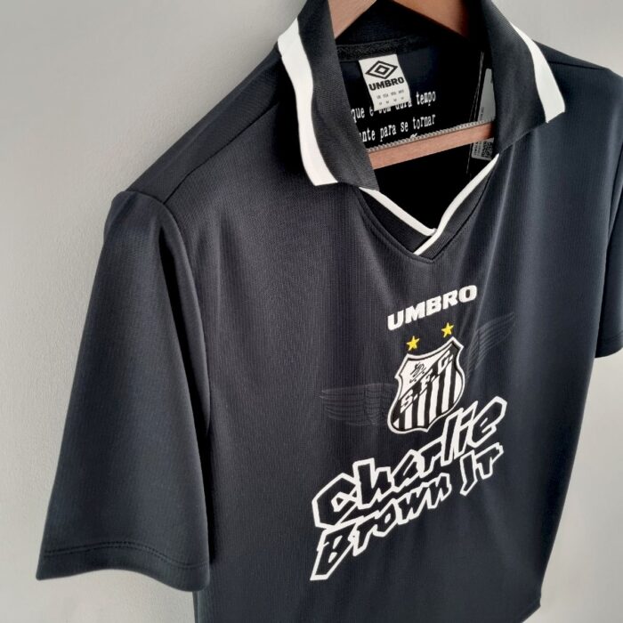 Mens Santos 2022/23 Black Jersey 6