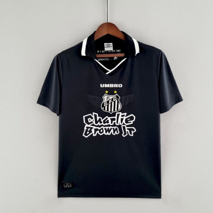 Mens Santos 2022/23 Black Jersey 5
