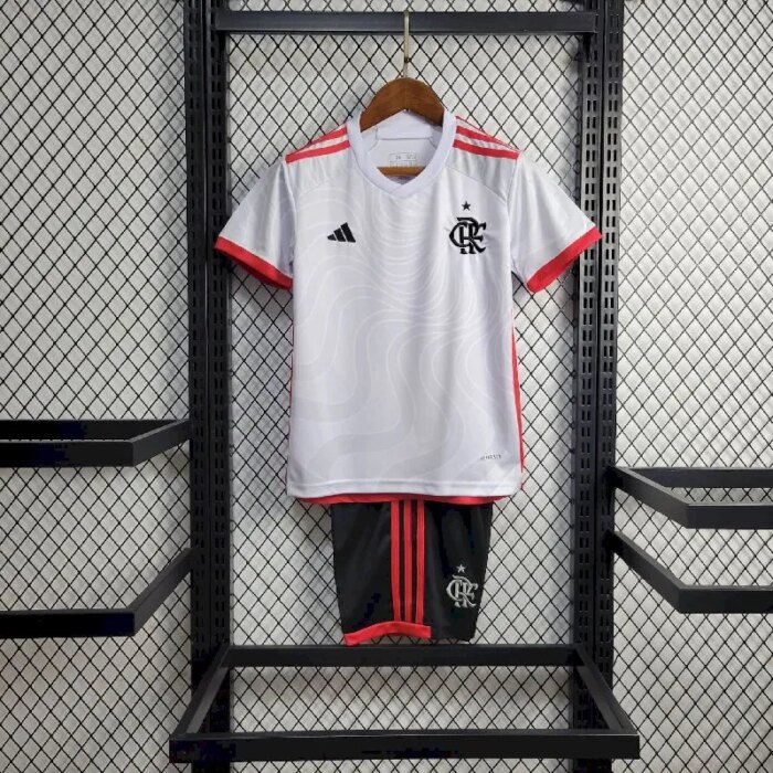 Kids Flamengo 2024/25 Away Kit 1