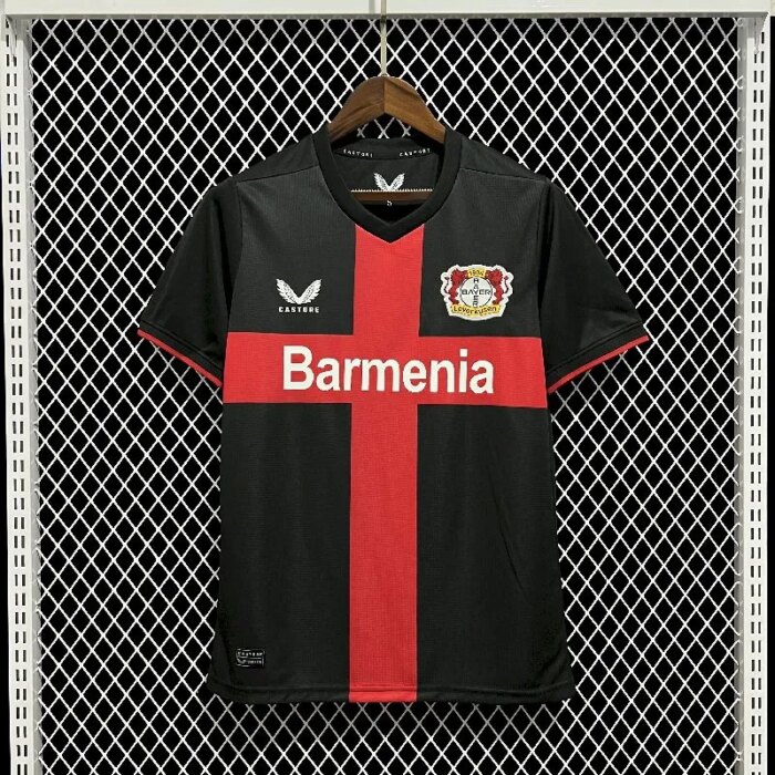 Mens Bayer 04 Leverkusen 23-24 Home Jersey 1