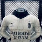 Mens AC Milan 2024/25 Co-Branded Edition Long Sleeve Jersey Player Version 2