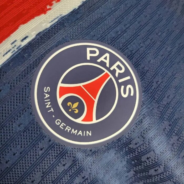 Mens Paris Saint-Germain 2024/25 Home Long Sleeve Jersey Player Version 8