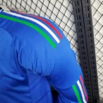 Mens Italy 2024/25 Home Long Sleeve Jersey Player Version 6