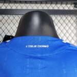 Mens Italy 2024/25 Home Long Sleeve Jersey Player Version 5