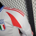 Mens Italy 2024/25 Away Long Sleeve Jersey Player Version 2