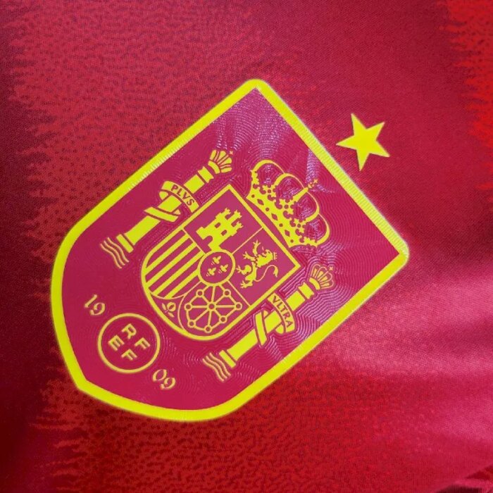 Mens Spain 2024/25 Home Jersey Player Version 8