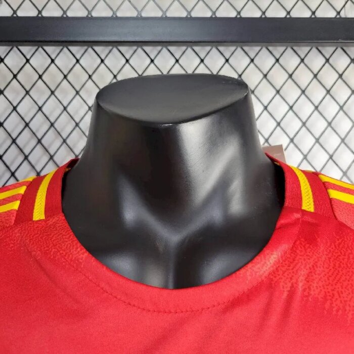 Mens Spain 2024/25 Home Jersey Player Version 7