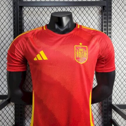 Mens Spain 2024/25 Home Jersey Player Version 1