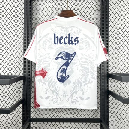 Mens England 2025 Becks #7 Special Jersey 1