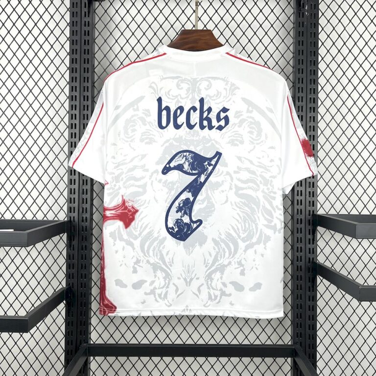 Mens England 2025 Becks #7 Special Jersey 1