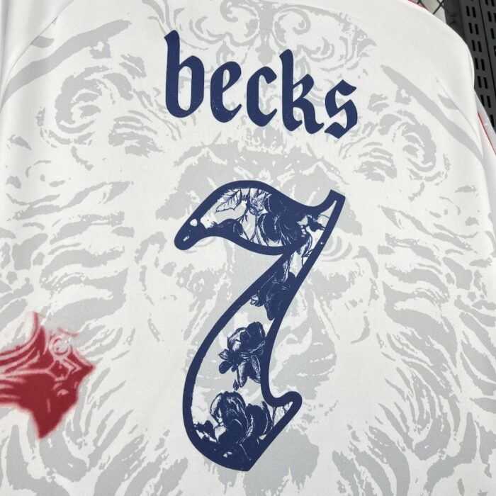 Mens England 2025 Becks #7 Special Jersey 6