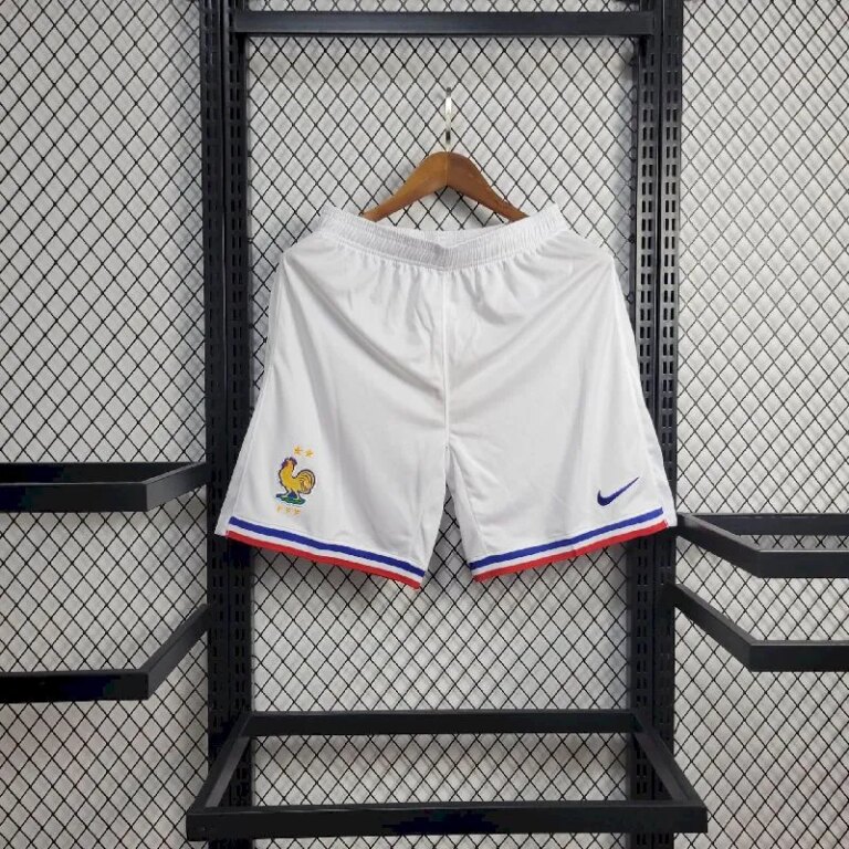 Mens France 2024/25 Home Shorts 5