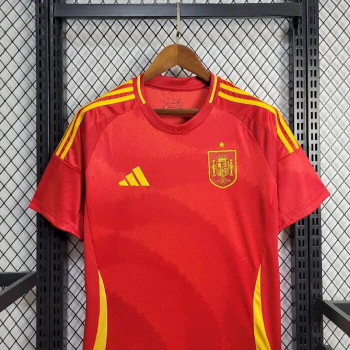 Mens Spain 2024/25 Home Jersey 4