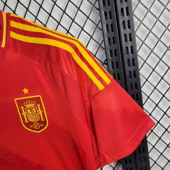 Mens Spain 2024/25 Home Jersey 3
