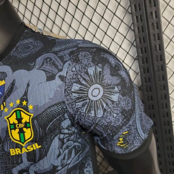Mens Brazil 2024/25 Jersey Player Version 7