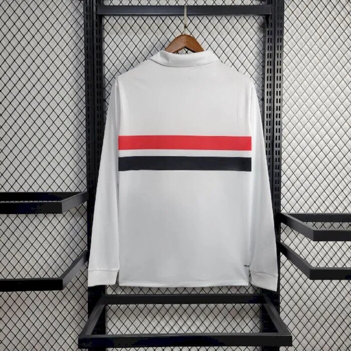 Mens Sao Paulo 2024/25 Home Long Sleeve Jersey 2