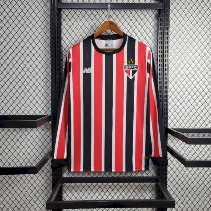 Mens Sao Paulo 2024/25 Away Long Sleeve Jersey
