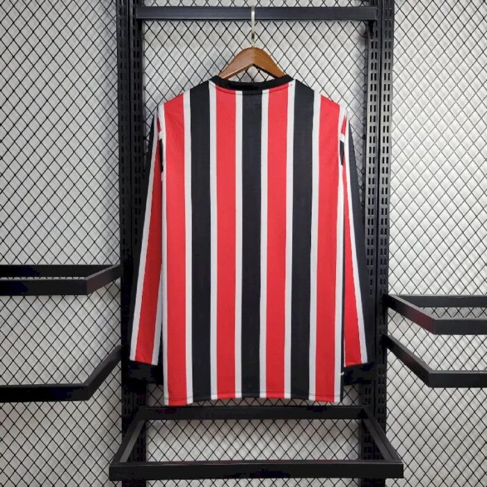 Mens Sao Paulo 2024/25 Away Long Sleeve Jersey 2