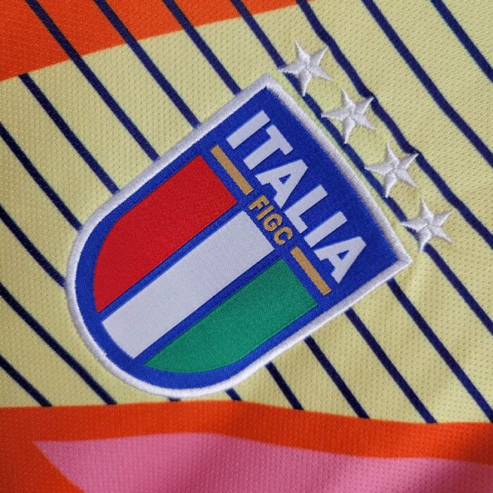 Mens Italy 2024/25 Goalkeeper Jersey 8