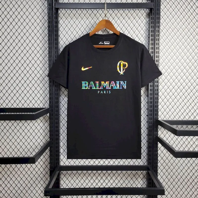 7e386a409685baab51eca51f3fbf72f4.jpg Mens Corinthians 2024/25 Balmain Co-Branded Edition T-shirt