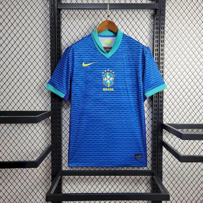 Mens Brazil 2024/25 Away Jersey 1